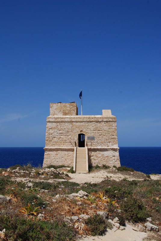 Wickie und die starken Männer Malta Gozo Dwejra Tower de viking Film Location Filmlocation Drehort